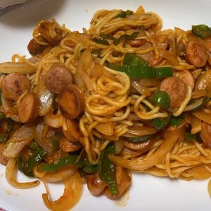 低糖質ダイエット☆乾燥こんにゃくパスタでナポリタン